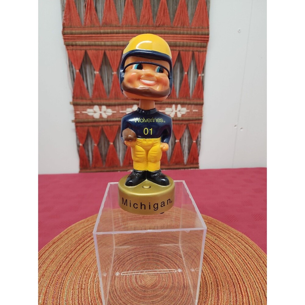 Gemmy University Collection University Of Michigan Bobblehead Not Working 2001